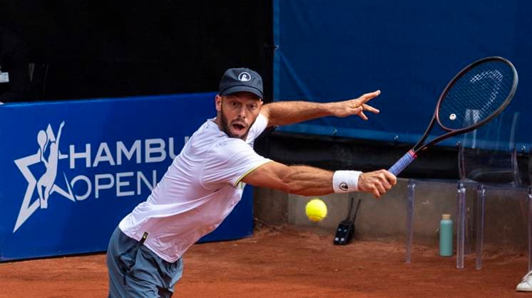 18.07.2024, ATP, Tennis Herren 500, Tennis, Herren, Hamburg Open, Hamburg, Achtelfinale, Doppel, Kevin Krawietz Tim Pütz (Deutschland) - N. Vijay Sundar Prashanth Jeevan Nedunchezhiayan (Indonesien) Tim Pütz (Deutschland) Hamburg Tennis-Stadion Am Rothenbaum Hamburg Deutschland