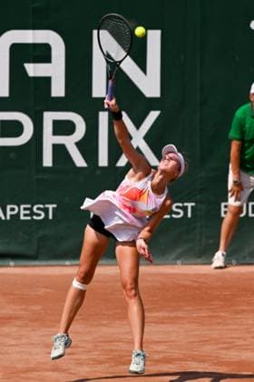 Ekaterina Makarova during the round 16 match vs. Diana Shnaider at the WTA250 Hungarian Gran Prix Tennis on 18th July 2024 at Romai Teniszakademia, Budapest, Hungary  Copyright: xVincenzoxOrlando IPAxSportx xipax xx IPA_48090601 IPA_Agency_IPA48090601