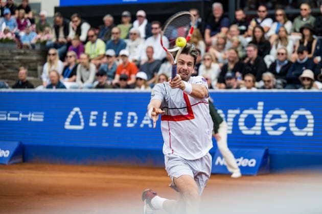 240718 Cameron Norrie of Great Britain during day 4 of the Nordea Open on July 18, 2024 in Bastad. Photo: Niclas Jönsson BILDBYRAN COP 273 NO0288 tennis ATP, Tennis Herren 250 nordea open bbeng Copyright: NICLASxJÖNSSON BB240718NO021