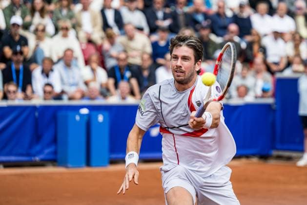 240718 Cameron Norrie of Great Britain during day 4 of the Nordea Open on July 18, 2024 in Bastad. Photo: Niclas Jönsson BILDBYRAN COP 273 NO0288 tennis ATP, Tennis Herren 250 nordea open bbeng Copyright: NICLASxJÖNSSON BB240718NO024