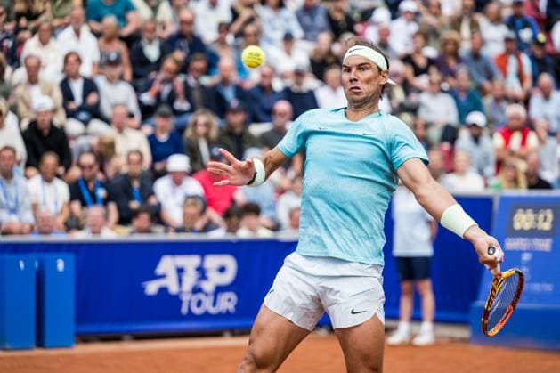 240718 Rafael Nadal of Spain during day 4 of the Nordea Open on July 18, 2024 in Bastad. Photo: Niclas Jönsson BILDBYRAN COP 273 NO0288 tennis ATP, Tennis Herren 250 nordea open bbeng Copyright: NICLASxJÖNSSON BB240718NO027