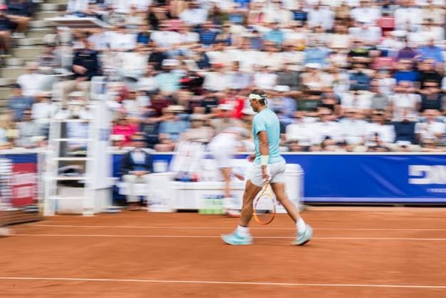 240718 Rafael Nadal of Spain during day 4 of the Nordea Open on July 18, 2024 in Bastad. Photo: Niclas Jönsson BILDBYRAN COP 273 NO0288 tennis ATP, Tennis Herren 250 nordea open bbeng Copyright: NICLASxJÖNSSON BB240718NO032