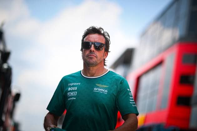 14 Fernando Alonso, (ESP) Aramco Aston Martin Mercedes during the Hungarian GP, Budapest 18-21 July 2024 Formula 1 World Championship, WM, Weltmeisterschaft 2024.  Copyright: xFedericoxBasile IPAxSportx xipa-x xx IPA_48092114 IPA_Agency_IPA48092114