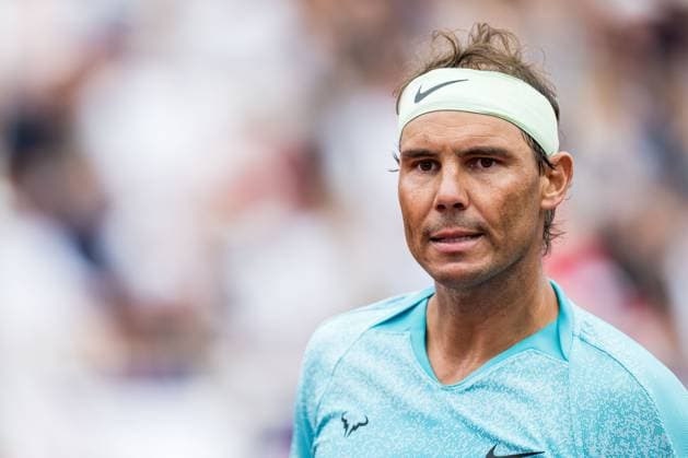 240718 Rafael Nadal of Spain looks dejected during day 4 of the Nordea Open on July 18, 2024 in Bastad. Photo: Niclas Jönsson BILDBYRAN COP 273 NO0288 tennis ATP, Tennis Herren 250 nordea open bbeng depp Copyright: NICLASxJÖNSSON BB240718NO035