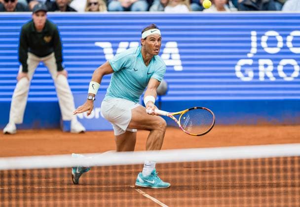 240718 Rafael Nadal of Spain during day 4 of the Nordea Open on July 18, 2024 in Bastad. Photo: Niclas Jönsson BILDBYRAN COP 273 NO0288 tennis ATP, Tennis Herren 250 nordea open bbeng Copyright: NICLASxJÖNSSON BB240718NO039