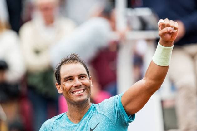 Sport Bilder des Tages 240718 Rafael Nadal of Spain celebrates during day 4 of the Nordea Open on July 18, 2024 in Bastad. Photo: Niclas Jönsson BILDBYRAN COP 273 NO0288 tennis ATP, Tennis Herren 250 nordea open bbeng jubel Copyright: NICLASxJÖNSSON BB240718NO045