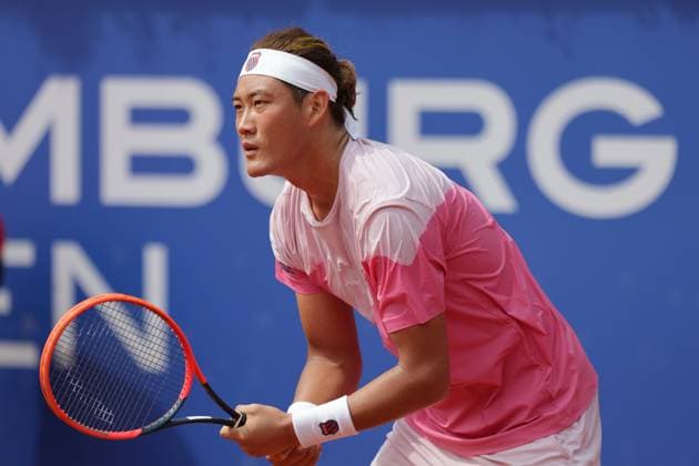 Tennis Herren ATP, Tennis Herren Tennis Herren Tour 500 European Open Hamburg, Hamburg Open ATP 500 2024 , 18.07.2024 , Zhizhen Zhang CHN Copyright: FernandoxSoares