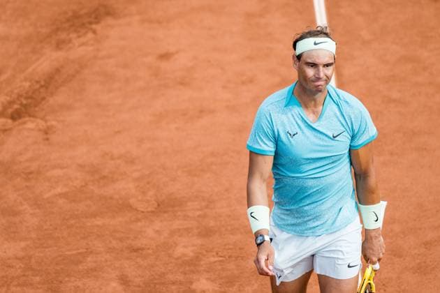 240718 Rafael Nadal of Spain looks dejected during day 4 of the Nordea Open on July 18, 2024 in Bastad. Photo: Niclas Jönsson BILDBYRAN COP 273 NO0288 tennis ATP, Tennis Herren 250 nordea open bbeng depp Copyright: NICLASxJÖNSSON BB240718NO066