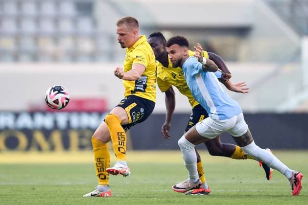 Fußball, EL Quali, Paphos FC - IF Elfsborg 240718 Per Frick of Elfsborg during the UEFA Europa League between qualification match Pafos and Elfsborg on July 18, 2024 in Limassol. Photo: Alex Nicodim BILDBYRAN COP 282 AN0007 fotboll football soccer fotball uefa europa league pafos elfsborg bbeng Copyright: ALEXxNICODIM BB240718BB599