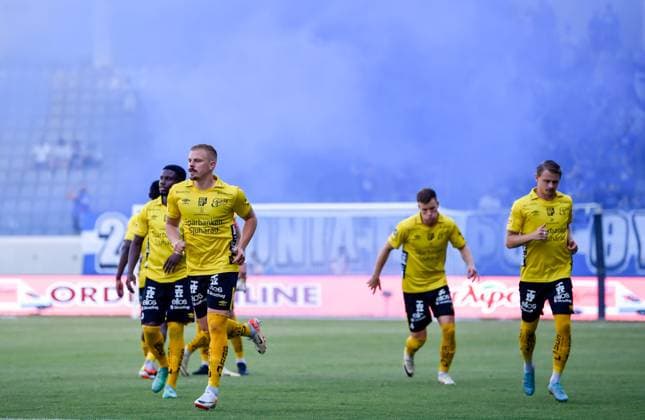 Fußball, EL Quali, Paphos FC - IF Elfsborg 240718 Players of Elfsborg during the UEFA Europa League qualification match between Pafos and Elfsborg on July 18, 2024 in Limassol. Photo: Alex Nicodim BILDBYRAN COP 282 AN0007 fotboll football soccer fotball uefa europa league pafos elfsborg bbeng Copyright: ALEXxNICODIM BB240718BB633