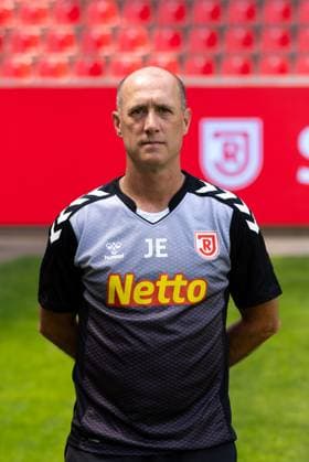18.07.2024, Fussball, GER, Saison 2024 2025, 2.Liga,Pressetermin, SSV Jahn Regensburg Joe Enochs; SSV Jahn Regensburg, 2. BL, Porträttermin 2024 2025 DFL REGULATIONS PROHIBIT ANY USE OF PHOTOGRAPHS AS IMAGE SEQUENCES AND OR QUASI-VIDEO. Regensburg Bayern Deutschland Jahnstadion Regensburg
