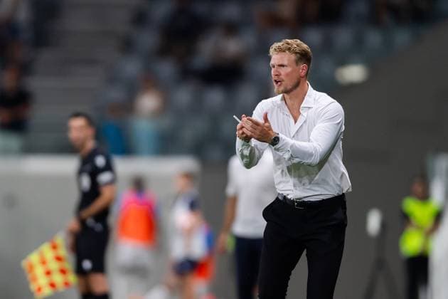 240718 Manager Oscar Hiljemark of Elfsborg during the UEFA Europa League qualification match between Pafos and Elfsborg on July 18, 2024 in Limassol. Photo: Alex Nicodim BILDBYRAN COP 282 AN0007 fotboll football soccer fotball uefa europa league pafos elfsborg bbeng Copyright: ALEXxNICODIM BB240718BB740