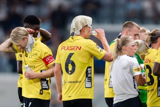 240718 Andri Fannar Baldursson of Elfsborg during the UEFA Europa League qualification match between Pafos and Elfsborg on July 18, 2024 in Limassol. Photo: Alex Nicodim BILDBYRAN COP 282 AN0007 fotboll football soccer fotball uefa europa league pafos elfsborg bbeng Copyright: ALEXxNICODIM BB240718BB743