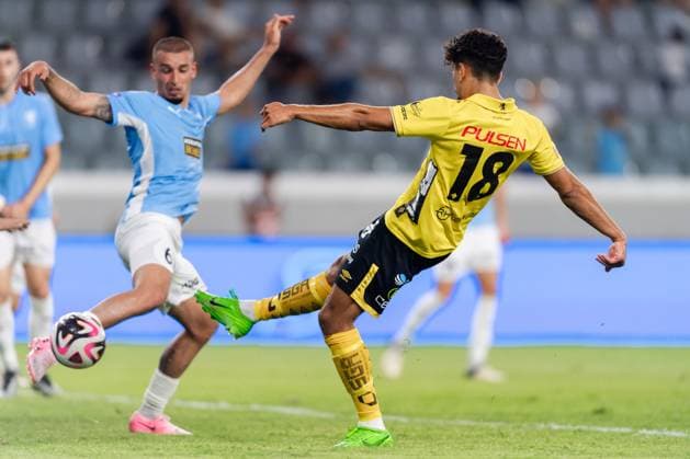240718 Ahmed Qasem of Elfsborg during the UEFA Europa League qualification match between Pafos and Elfsborg on July 18, 2024 in Limassol. Photo: Alex Nicodim BILDBYRAN COP 282 AN0007 fotboll football soccer fotball uefa europa league pafos elfsborg bbeng Copyright: ALEXxNICODIM BB240718BB765