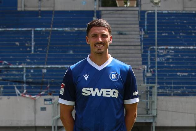Nicolai Rapp; Karlsruher SC 17 GER, Karlsruher SC, Fussball, 2. Bundesliga, Portraetermin 2024 2025, 18.07.2024 GER, Karlsruher SC, Fussball, 2. Bundesliga, Portraetermin 2024 2025, 18.07.2024 Karlsruhe Copyright: xEibner-Pressefoto JanxPrihodax EP_JPA