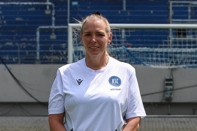 Anja Bergheim; Karlsruher SC GER, Karlsruher SC, Fussball, 2. Bundesliga, Portraetermin 2024 2025, 18.07.2024 GER, Karlsruher SC, Fussball, 2. Bundesliga, Portraetermin 2024 2025, 18.07.2024 Karlsruhe Copyright: xEibner-Pressefoto JanxPrihodax EP_JPA