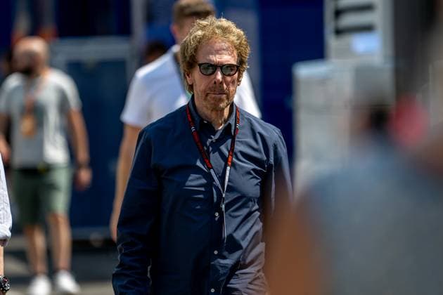 MOGYOROD, HUNGARY: Jerry Bruckheimer, famous movie star, at the 2024 Formula 1 Hungarian Grand Prix at the Hungaroring in Mogyorod, Hungary.