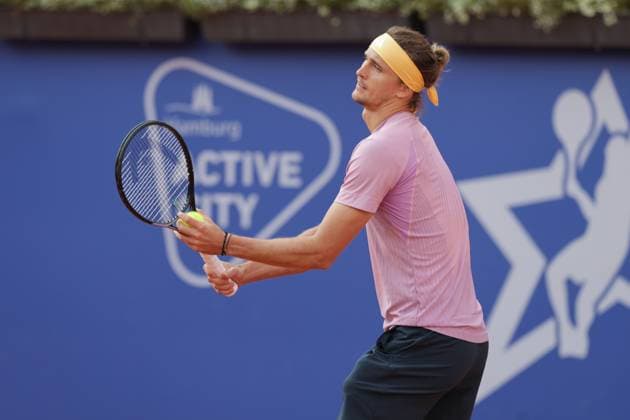 Tennis Herren ATP, Tennis Herren Tennis Herren Tour 500 European Open Hamburg, Hamburg Open ATP 500 2024 , 18.07.2024 , Alexander Zverev GER beim Aufschlag Copyright: FernandoxSoares