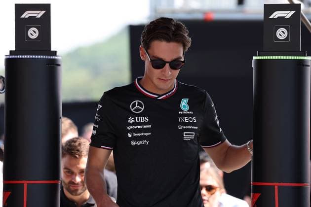 19.07.2024, Hungaroring, Budapest, FORMULA 1 HUNGARIAN GRAND PRIX 2024 , im Bild George Russell (GBR), Mercedes-AMG Petronas Formula One Team Defodi-506_20240719_hbr_0254