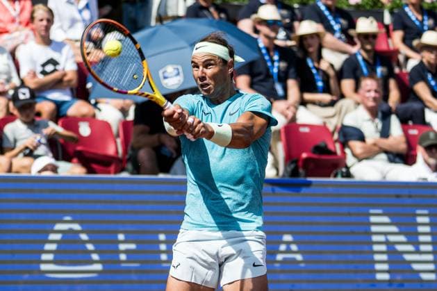 240719 Rafael Nadal of Spain during day 5 of the Nordea Open on July 19, 2024 in Bastad. Photo: Niclas Jönsson BILDBYRAN COP 273 NO0289 tennis ATP, Tennis Herren 250 nordea open bbeng Copyright: NICLASxJÖNSSON BB240719NO004