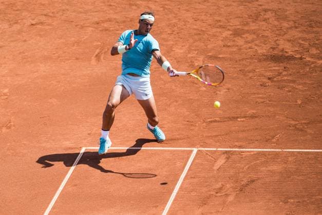 240719 Rafael Nadal of Spain during day 5 of the Nordea Open on July 19, 2024 in Bastad. Photo: Niclas Jönsson BILDBYRAN COP 273 NO0289 tennis ATP, Tennis Herren 250 nordea open bbeng Copyright: NICLASxJÖNSSON BB240719NO010
