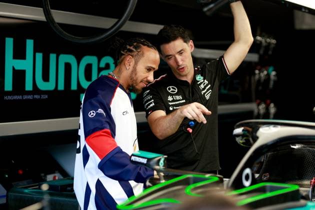 44 Lewis Hamilton (GBR, Mercedes-AMG Petronas F1 Team), F1 Grand Prix of Hungary at Hungaroring on July 19, 2024 in Budapest, Hungary. (Photo by HOCH ZWEI) Budapest Hungary