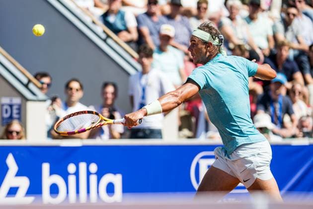 240719 Rafael Nadal of Spain during day 5 of the Nordea Open on July 19, 2024 in Bastad. Photo: Niclas Jönsson BILDBYRAN COP 273 NO0289 tennis ATP, Tennis Herren 250 nordea open bbeng Copyright: NICLASxJÖNSSON BB240719NO013
