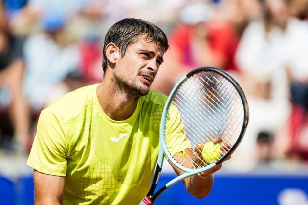 240719 Mariano Navone of Argentina during day 5 of the Nordea Open on July 19, 2024 in Bastad. Photo: Niclas Jönsson BILDBYRAN COP 273 NO0289 tennis ATP, Tennis Herren 250 nordea open bbeng Copyright: NICLASxJÖNSSON BB240719NO016