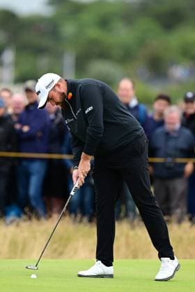 Shane Lowry for a knock down birdie on the 4th Green The British Open Championship, Day Two, Golf, Royal Troon, Troon, UK - 19 July 2024  Copyright: xGreigxCowie Shutterstockx 14587995d