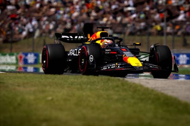 BUDAPEST - Max Verstappen (Red Bull Racing) during the 1st free practice at the Hungaroring Circuit in the run-up to the Hungarian Grand Prix. ANP SANDER KONING xVIxANPxSportx xxANPxIVx 503781110 originalFilename: 503781110.jpg