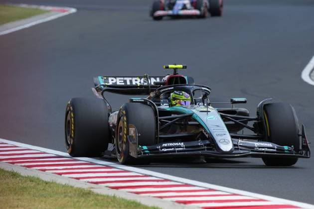 FORMULA 1 HUNGARIAN GRAND PRIX 2024 19.07.2024, Hungaroring, Budapest, FORMULA 1 HUNGARIAN GRAND PRIX 2024 , im Bild Lewis Hamilton (GBR), Mercedes-AMG Petronas Formula One Team