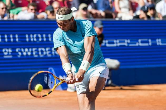 240719 Rafael Nadal of Spain during day 5 of the Nordea Open on July 19, 2024 in Bastad. Photo: Niclas Jönsson BILDBYRAN COP 273 NO0289 tennis ATP, Tennis Herren 250 nordea open bbeng Copyright: NICLASxJÖNSSON BB240719NO056