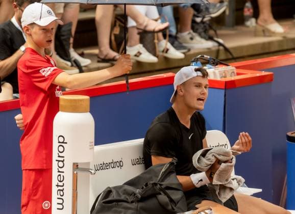 Sport Bilder des Tages Hamburg Open Tennis am Rothenbaum Hamburg 19.07.2024, Tennisstadion am Rothenbaum , Hamburg im Bild: Holger Rune DEN . Â