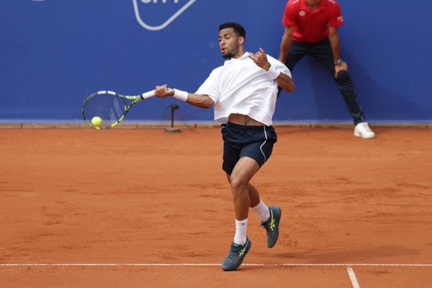 Tennis Herren ATP, Tennis Herren Tennis Herren Tour 500 European Open Hamburg, Hamburg Open ATP 500 2024 , 19.07.2024 , Arthur Fils FRA spielt eine Vorhand Copyright: FernandoxSoares
