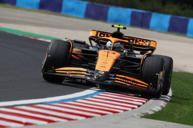 4 Lando Norris (GBR, McLaren Formula 1 Team), F1 Grand Prix of Hungary at Hungaroring on July 19, 2024 in Budapest, Hungary. (Photo by HOCH ZWEI) Budapest Hungary