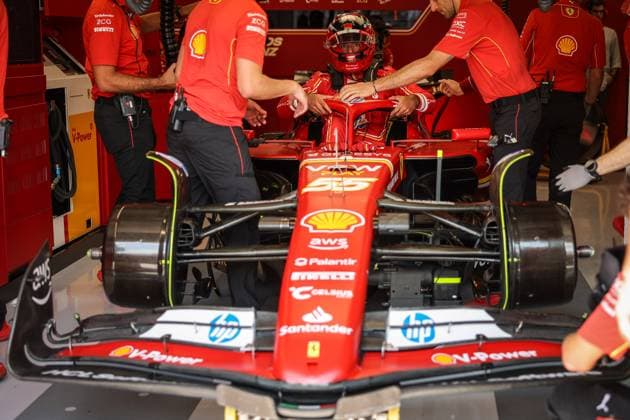 Foto IPP Enrico Schiavi Budapest 19-07-2024 Formula 1 F1 Gran Premio di Ungheria 2024 FP1 nella foto: Carlos Sainz - Ferrari Budapest italy  Copyright: xR4924_italyphotopressx