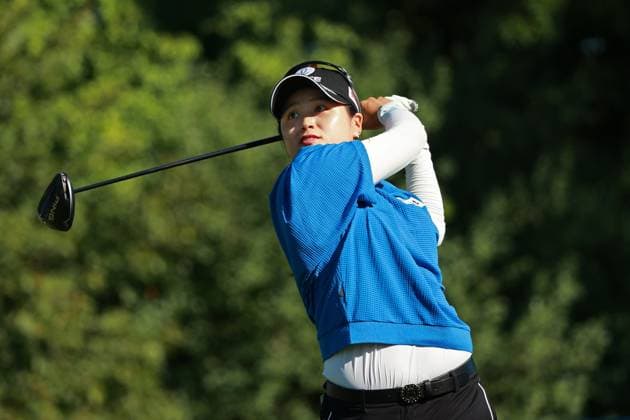 DANA Open SYLVANIA, OHIO - JULY 19: Hye-Jin Choi of Republic of Korea plays her tee shot on the 5th hole during Day Two of the Dana Open golf tournament at Highland Meadows Golf Club in Sylvania, Ohio USA, on Friday, July 19, 2024. Sylvania Ohio United States  Copyright: xJorgexLemusx originalFilename:lemus-danaopen240719_np30g.jpg