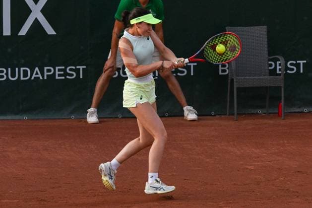 Eva Lys (GER) during the quarter finals match vs. Rebecca Sramkova (SVK) at the WTA250 Hungarian Gran Prix Tennis on 19th July 2024 at Romai Teniszakademia, Budapest, Hungary  Copyright: xVincenzoxOrlando IPAxSportx xipax xx IPA_48120716 IPA_Agency_IPA48120716