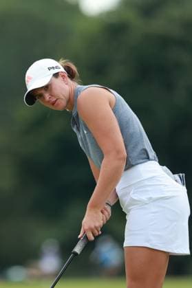 DANA Open SYLVANIA, OHIO - JULY 19: Linn Grant of Sweden follows her putt on the 18th green during Day Two of the Dana Open golf tournament at Highland Meadows Golf Club in Sylvania, Ohio USA, on Friday, July 19, 2024. Sylvania Ohio United States  Copyright: xJorgexLemusx originalFilename:lemus-danaopen240719_npAAz.jpg