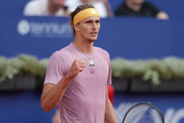 Tennis Herren ATP, Tennis Herren Tennis Herren Tour 500 European Open Hamburg, Hamburg Open ATP 500 2024 , 19.07.2024 , Alexander Zverev GER freut sich über den Gewinn Copyright: FernandoxSoares