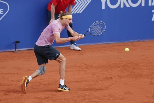Tennis Herren ATP, Tennis Herren Tennis Herren Tour 500 European Open Hamburg, Hamburg Open ATP 500 2024 , 19.07.2024 , Alexander Zverev GER spielt eine Rückhand Copyright: FernandoxSoares