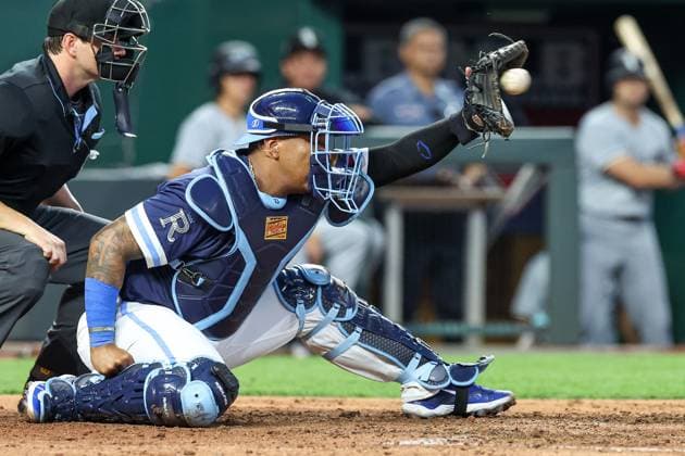 July 19, 2024: Kansas City Royals catcher Salvador Perez (13) catches against the Chicago White Sox during the sixth inning at Kauffman Stadium in Kansas City, MO. CSM Kansas City United States of America - ZUMAc04_ 20240719_zma_c04_012 Copyright: xDavidxSmithx