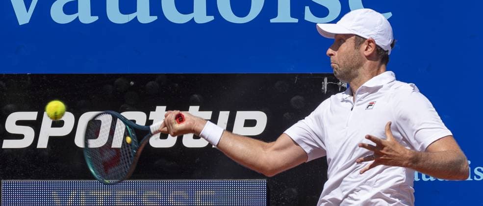 Gstaad Switzerland, 07 20 2024: Quentin Halys (FRA) in semi final against Jan-Lennard Struff (GER) during EFG Swiss Open. during EFG Swiss Open Gstaad, International Tennis match in Gstaad, Switzerland, July 20 2024  Copyright: xPatrickxDancel IPAxSportx xipa-ax xx IPA_48133242 IPA_Agency_IPA48133242