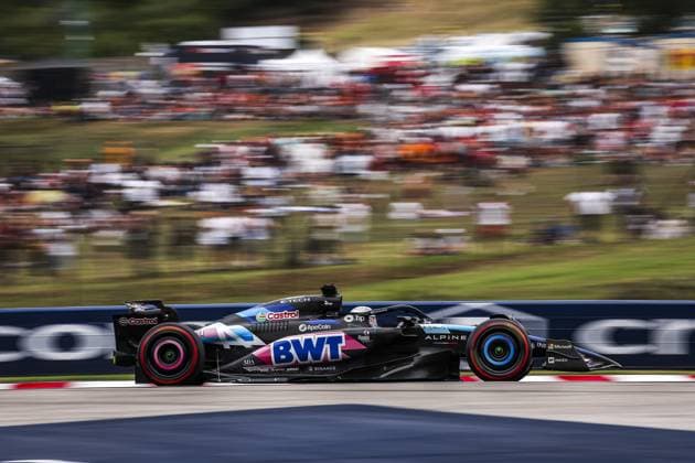 31 OCON Esteban (fra), Alpine F1 Team A524, action during the Formula 1 Hungarian Grand Prix 2024, 13th round of the 2024 Formula One World Championship, WM, Weltmeisterschaft from July 19 to 21, 2024 on the Hungaroring, in Mogyorod, Hungary - F1 - HUNGARIAN GRAND PRIX 2024 DPPI Panoramic  240720_R13_UNGHERIA_DP_EA028503