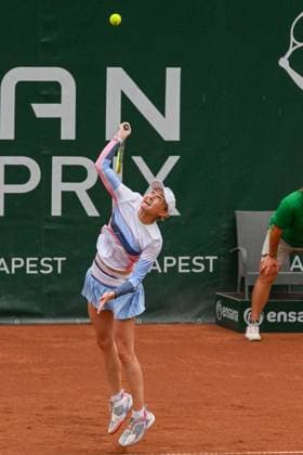 Aliaksandra Sasnovich during the quarter finals match vs. Anna Karolina Schmiedlova (SVK) at the WTA250 Hungarian Gran Prix Tennis on 19th July 2024 at Romai Teniszakademia, Budapest, Hungary  Copyright: xVincenzoxOrlando IPAxSportx xipax xx IPA_48134737 IPA_Agency_IPA48134737