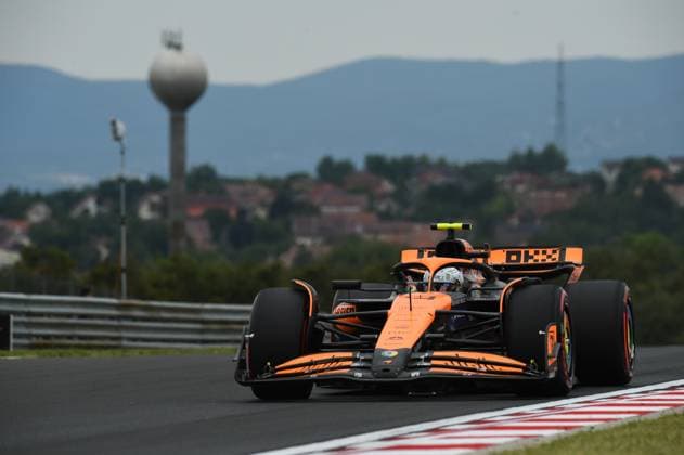 July 20, 2024, Budapest, Budapest, Hungary: Lando Norris of McLaren on the third free practice session of the 2024 Formula 1 Hungarian Grand Prix held on the Hungaroring. Budapest Hungary - ZUMAs291 20240720_zip_s291_011 Copyright: xBalintxSzentgallayx