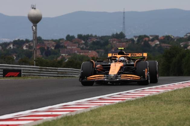 F1 Hungarian Grand Prix 2024 Practice 3 Lando Norris of McLaren during third practice ahead of the Formula 1 Hungarian Grand Prix at Hungaroring in Budapest, Hungary on July 20, 2024. Budapest Hungary  Copyright: xJakubxPorzyckix originalFilename:porzycki-f1hungar240720_np5Wo.jpg