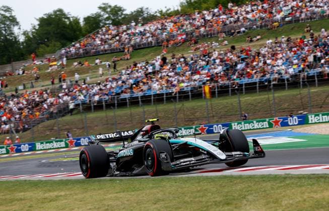44 Lewis Hamilton (GBR, Mercedes-AMG Petronas F1 Team), F1 Grand Prix of Hungary at Hungaroring on July 20, 2024 in Budapest, Hungary. (Photo by HOCH ZWEI) Budapest Hungary