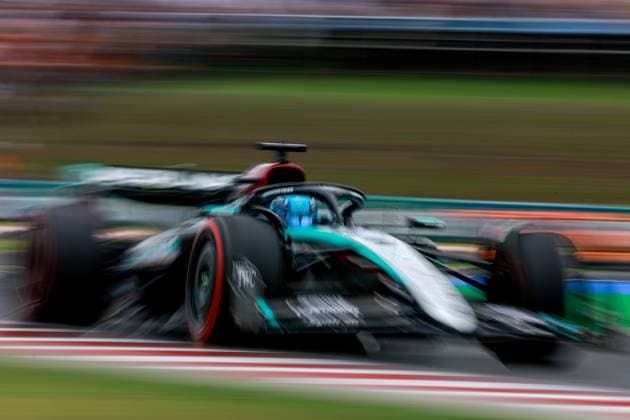 63 George Russell (GBR, Mercedes-AMG Petronas F1 Team), F1 Grand Prix of Hungary at Hungaroring on July 20, 2024 in Budapest, Hungary. (Photo by HOCH ZWEI) Budapest Hungary