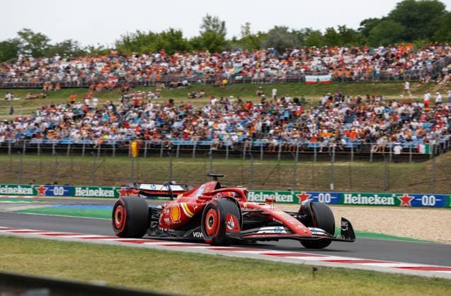 16 Charles Leclerc (MCO, Scuderia Ferrari HP), F1 Grand Prix of Hungary at Hungaroring on July 20, 2024 in Budapest, Hungary. (Photo by HOCH ZWEI) Budapest Hungary